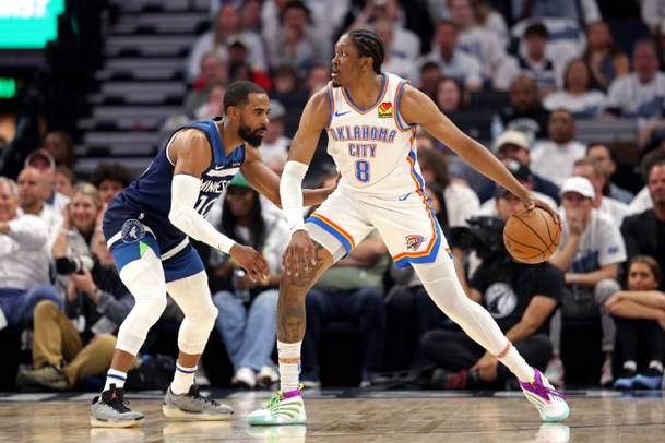 Jalen Williams fue la otra figura del Thunder (AFP)