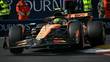 Lando Norris voló en Mónaco (AFP)