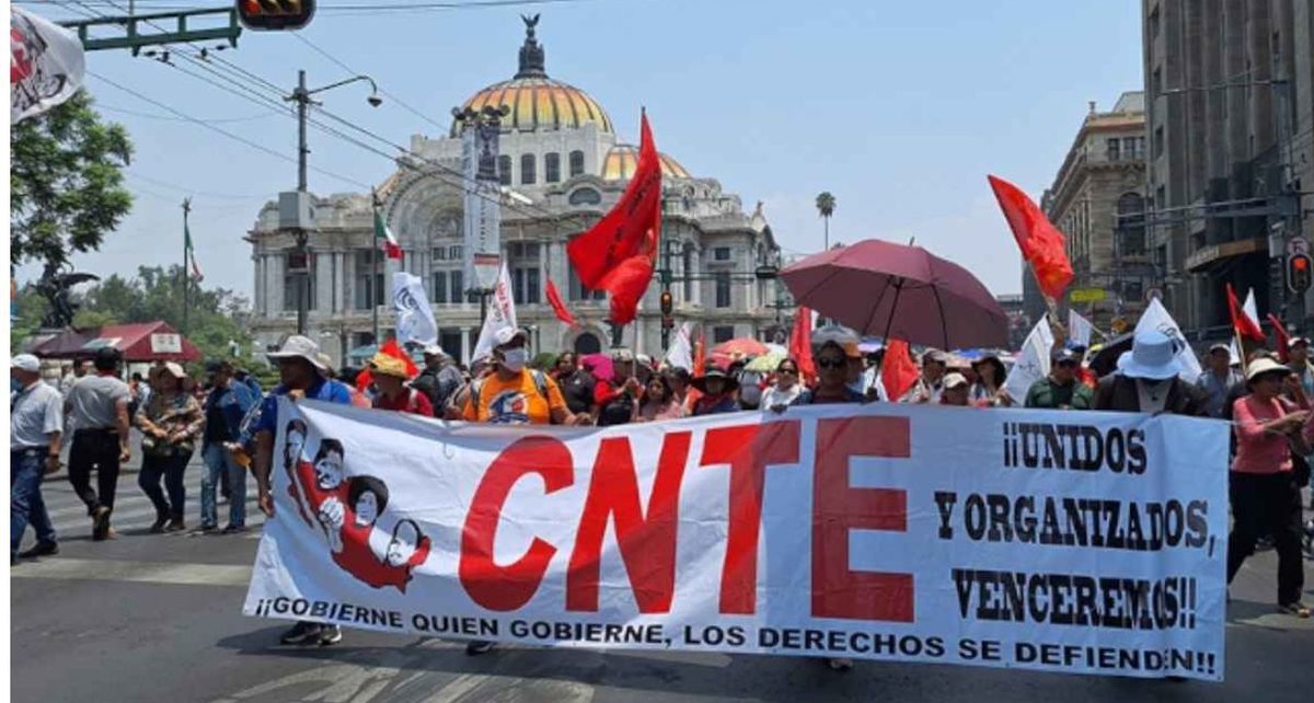 Marcha CNTE en CDMX: estas son las calles que estarán cerradas HOY