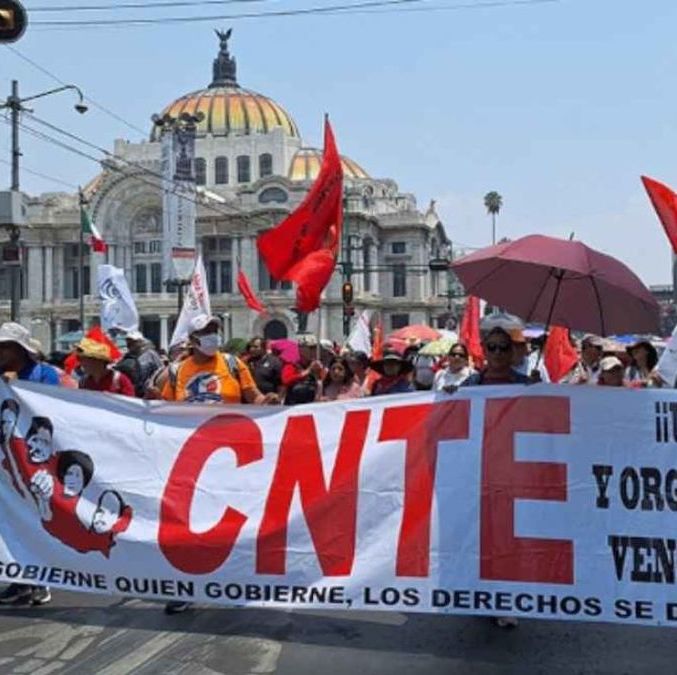 Marcha CNTE en CDMX: estas son las calles que estarán cerradas HOY