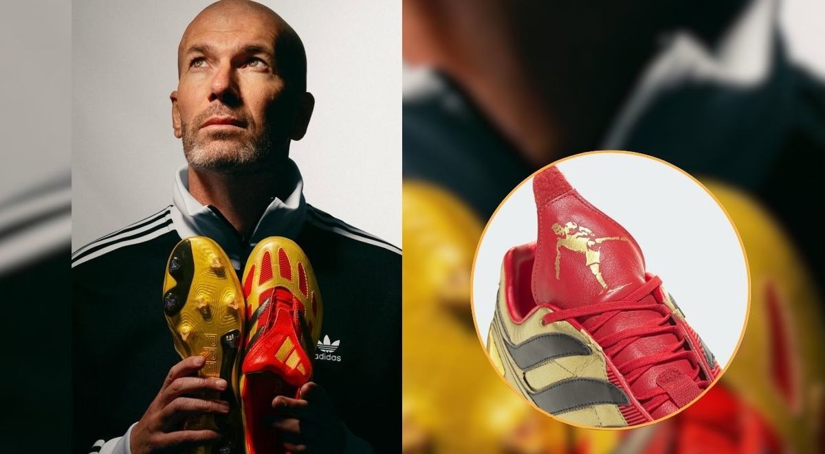 Adidas reelanzará los Predator Precision 2000 de Zinedine Zidane. Foto: Adidas