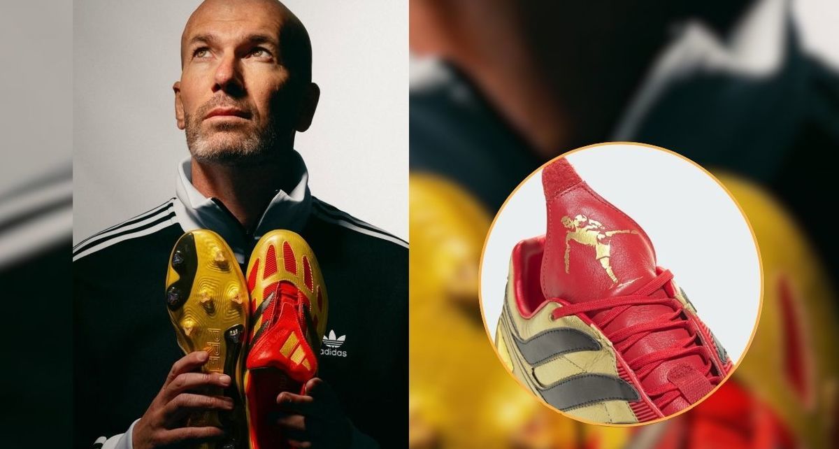 Adidas reelanzará los Predator Precision 2000 de Zinedine Zidane. Foto: Adidas