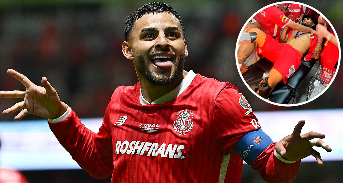 Alexis Vega y Toluca se coronaron en el Clausura 2025 de la Liga MX (Imago7)