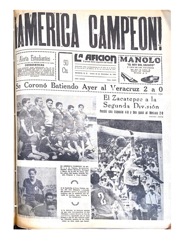 América ganó un título en la cancha de CU (FOTO: Archivo Milenio / La Afición)