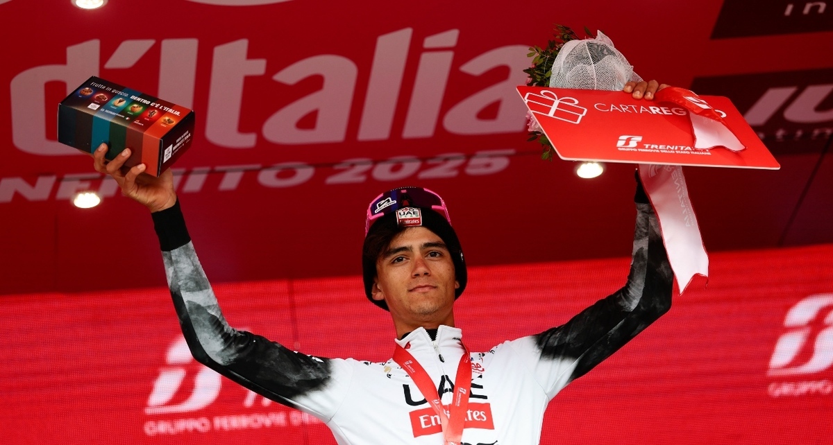 Tras conquistar la etapa 17 del Giro de Italia 2025, Isaac del Toro rompió tres récords. Foto: AFP