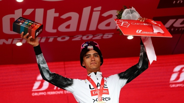 Tras conquistar la etapa 17 del Giro de Italia 2025, Isaac del Toro rompió tres récords. Foto: AFP