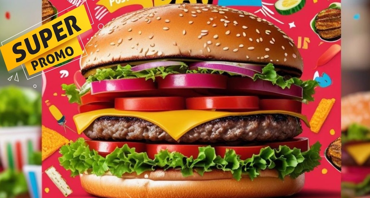 Este 28 de mayo de celebra el Día de la Hamburguesa 2025 (Imagen con IA)