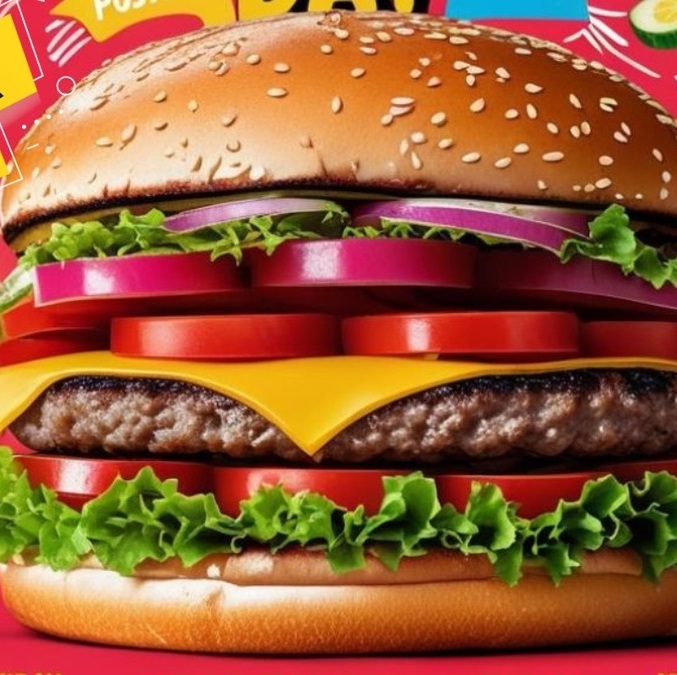 Este 28 de mayo de celebra el Día de la Hamburguesa 2025 (Imagen con IA)