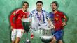 Raúl Jiménez, Rodrigo Huescas y Rafael Márquez, campeones en Europa (Sebastián Faed)