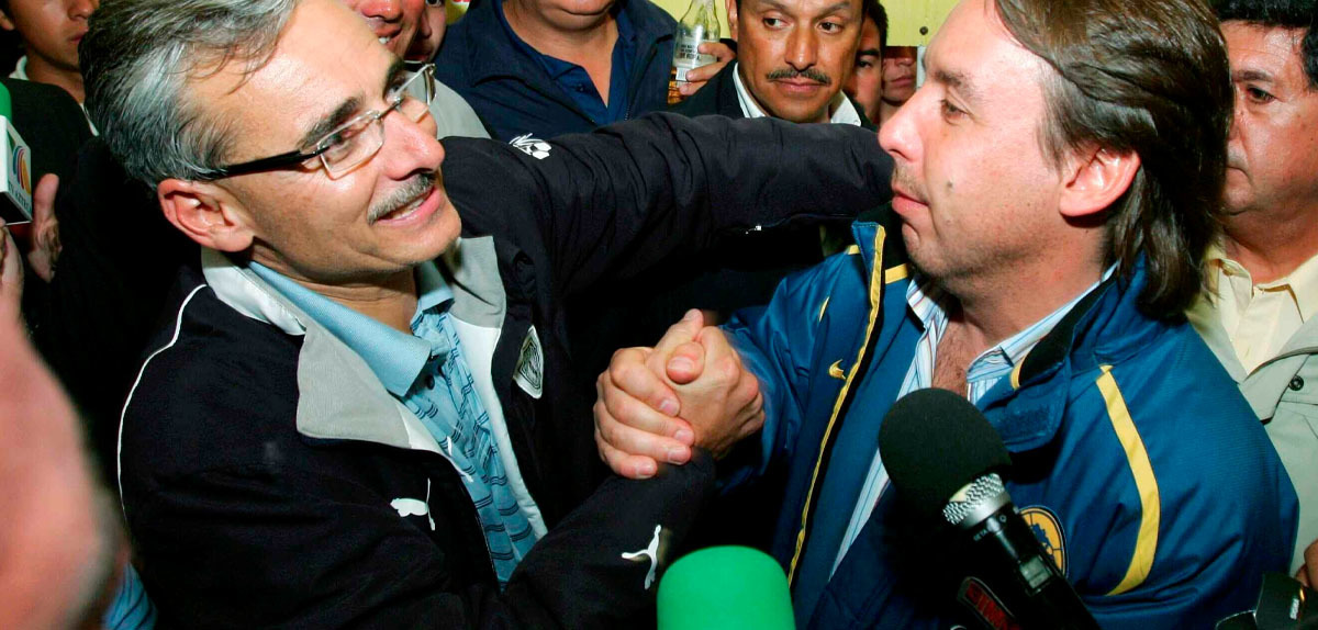 Emilio Azcárraga y Jesús Martínez tuvieron fuerte discusión. (Foto: Mexsport)