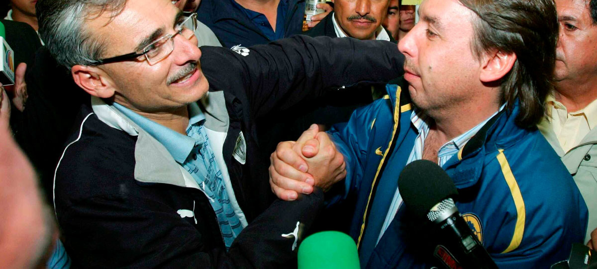 Emilio Azcárraga y Jesús Martínez tuvieron fuerte discusión. (Foto: Mexsport)
