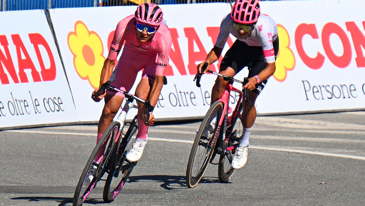 Iaaac del Toro se mantiene en la cima del Giro de Italia. (Foto: Mexsport)