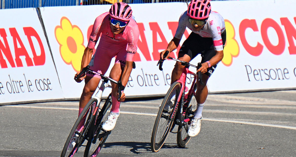 Iaaac del Toro se mantiene en la cima del Giro de Italia. (Foto: Mexsport)