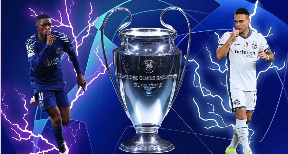 Ousmane Dembélé y Lautaro Martínez, estandartes de PSG e Inter de Milán (Sebastián Faed)