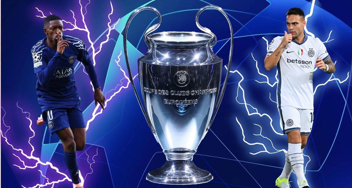 Ousmane Dembélé y Lautaro Martínez, estandartes de PSG e Inter de Milán (Sebastián Faed)