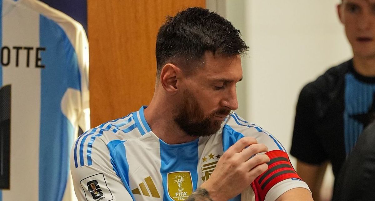 Lionel Messi, capitán de Argentina (Twitter)