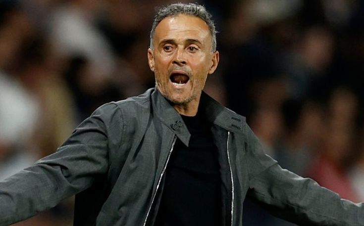 Luis Enrique con el PSG (Reuters)
