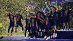 Marquinhos levanta la primera Champions del PSG en su historia (AFP)