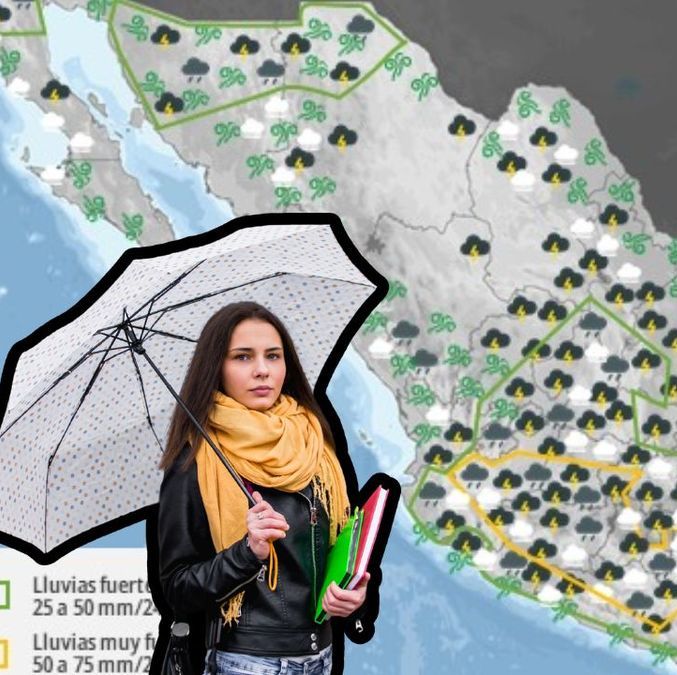 Pronostican lluvias eléctricas en CDMX y posible formación de ciclón