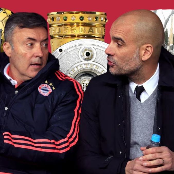 Domènec Torrent y Pep Guardiola ganaron cuatro títulos en su primer año en el Bayern Múnich (Sebastián Faed)