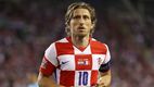 Luka Modric en un partido de la Selección de Croacia (Reuters)