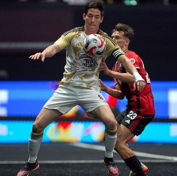 Marco Bueno, ex Liga MX, con Olimpo United (Cortesía)
