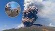Turistas escapan de un volcán mientras este comenzaba a hacer erupción (Especial)