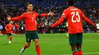 Cristiano Ronaldo volvió a aparecer en un momento importante (EFE)