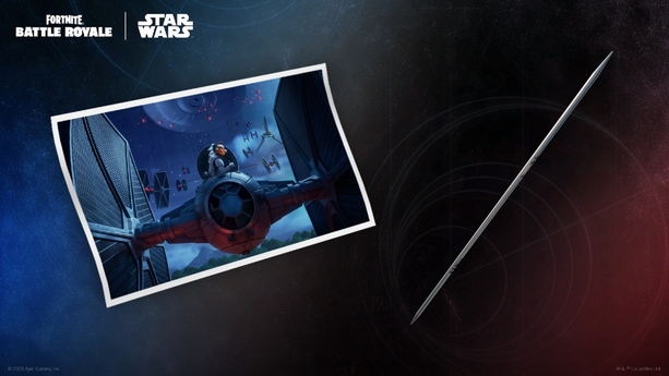 Al iniciar sesión en Fortnite se te regalará un nuevo fondo de pantalla y la Lanza de Mercurio de Capitán Fasma. Foto: Fortnite