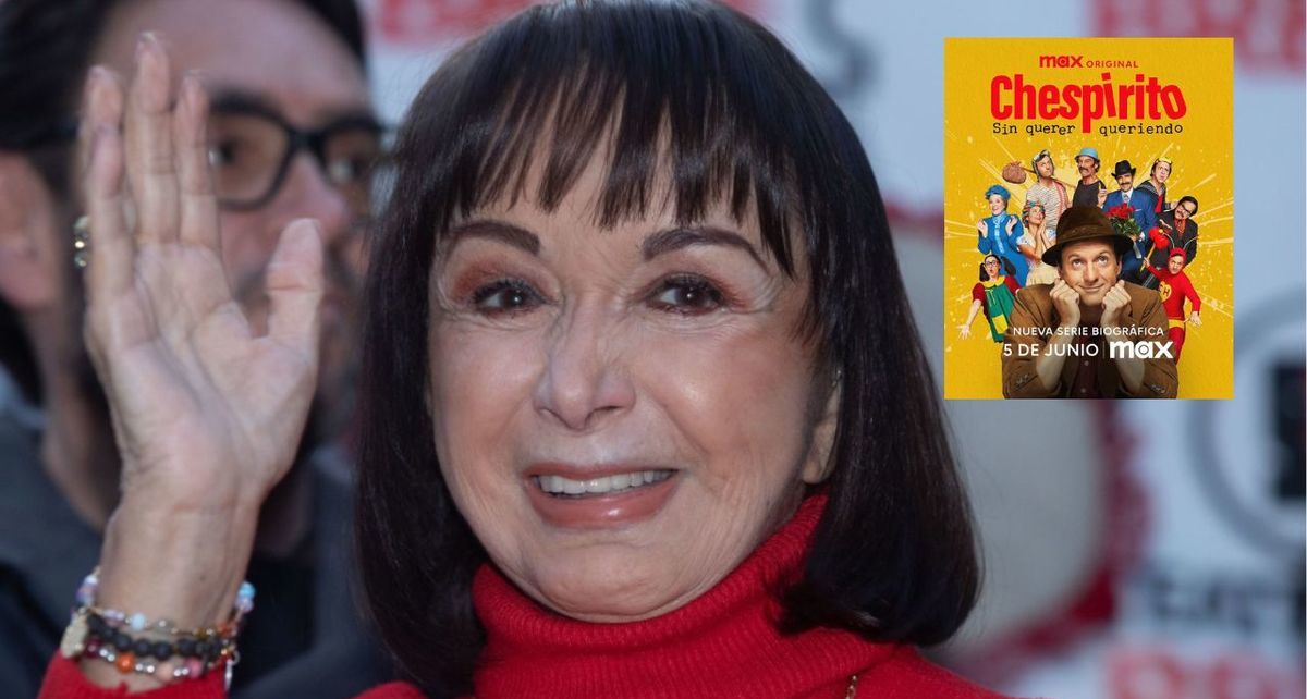 María Antonieta de las Nieves reacciona al tríaler de serie Chespirito