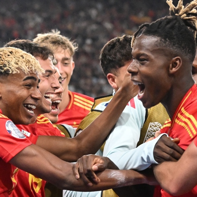 España vence a Francia en la Semifinal de UEFA Nations League 2025. Foto: AFP