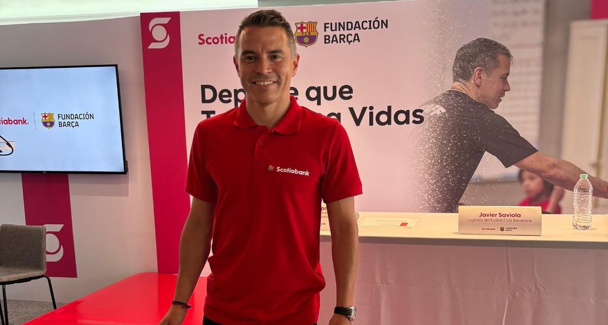 Javier Saviola en la presentación del documental, Deporte que Transforma Vidas (Jorge Rosales)