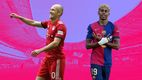 Arjen Robben y Lamine Yamal