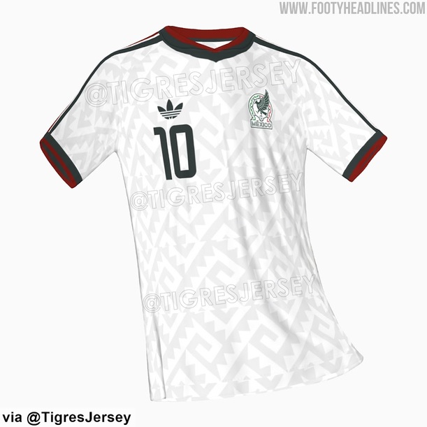 EL jersey de visitante que usaría la Selección Mexicana en 2026.