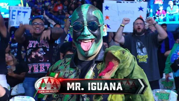 Mr. Iguana, uno de los luchadores más ovacionados en WWE (Captura)