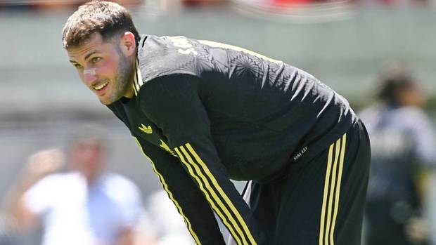 Santi Gimenez se lamenta ante Suiza (Imago7)