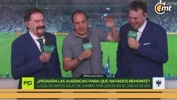 Cuauhtémoc Blanco bromea con David Faitelson en TUDN (Captura)