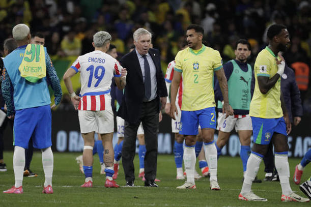 Ancelotti vivió una jornada histórica con Brasil (EFE)