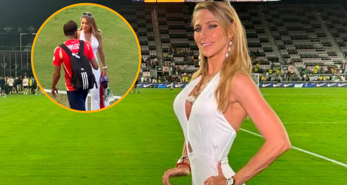 Inés Sainz fue sorprendida por un hombre al pedirle una foto, pero no con ella (Instagram @inessainz01 | Captura)