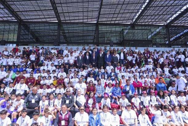 Niños presentes en la Femexfut para el torneo (Especial)