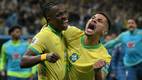 Vinícius celebra el gol a Paraguay (AFP)