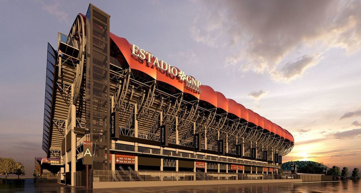 Vista exterior del Estadio GNP Seguros (Ocesa)