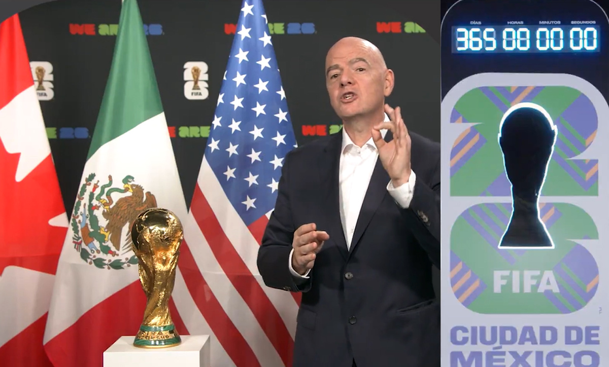 Infantino llega a México a supervisar estadios del Mundial 2026: faltan menos de tres meses