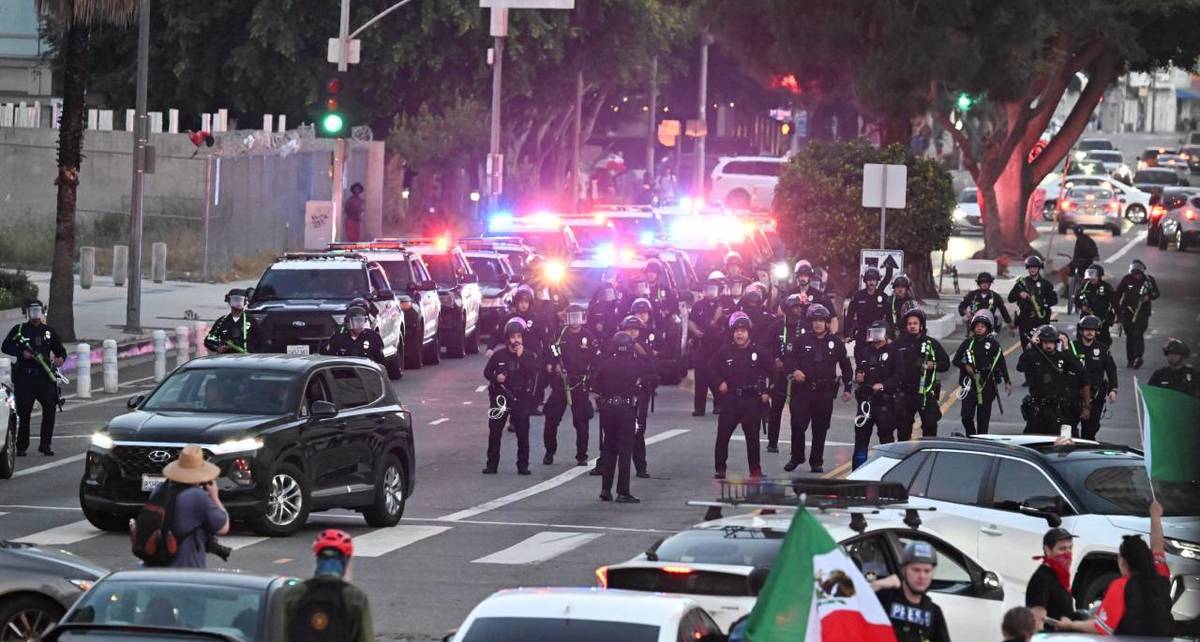 La situación en Los Ángeles cada vez es más intensa (AFP)