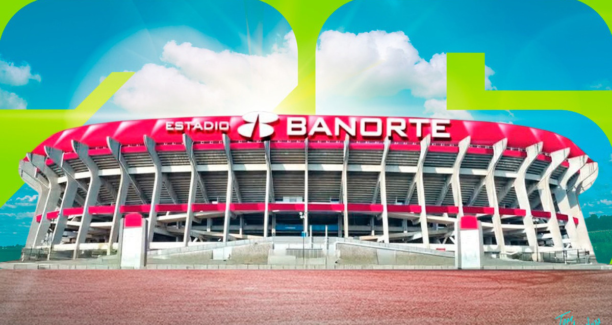 La remodelación del Estadio Azteca avanza. (Ilustración: Tomás Mendoza)