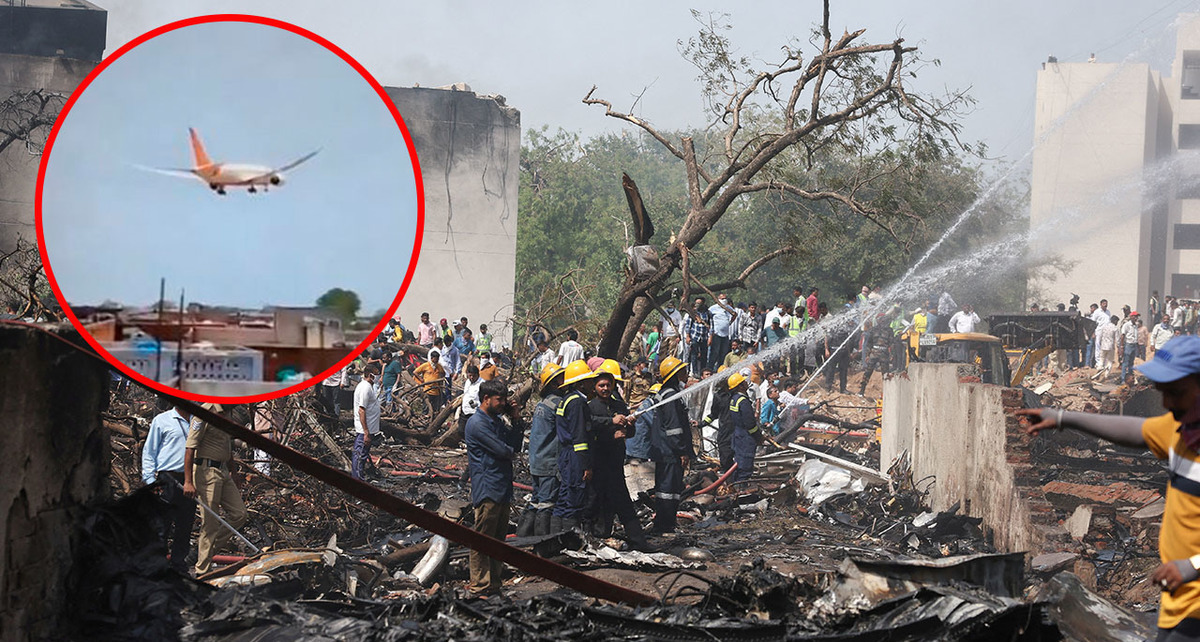 Avión con 242 pasajeros se desploma pocos minutos de despegar en India (Reuters)