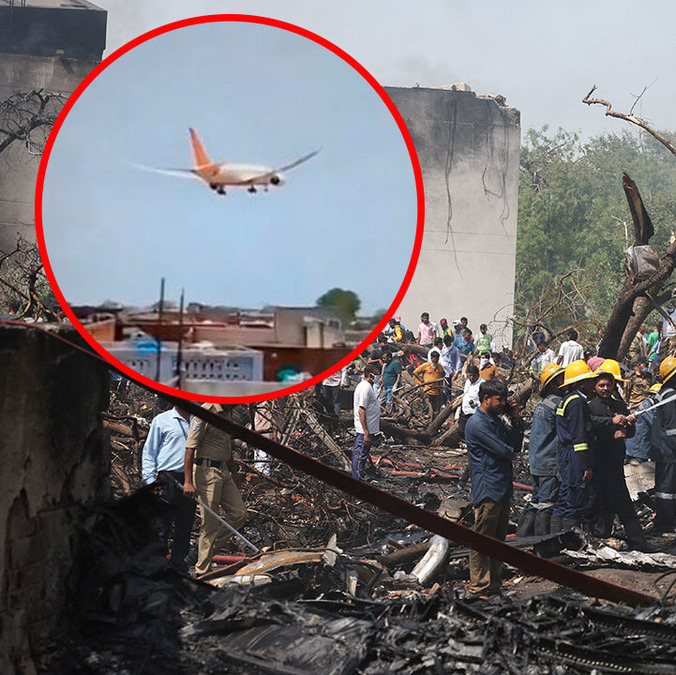 Avión con 242 pasajeros se desploma pocos minutos de despegar en India (Reuters)