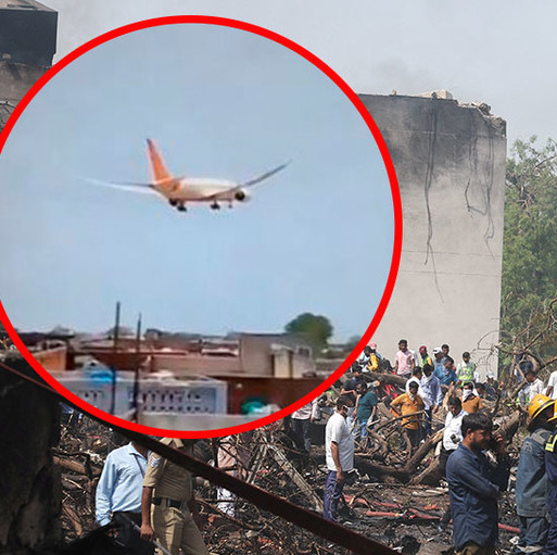 Avión con 242 pasajeros se desploma pocos minutos de despegar en India (Reuters)