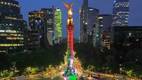 Edificios y Monuentos se pintaron de verde rumbo al Mundial de 2026 / X: ClaraBrugada