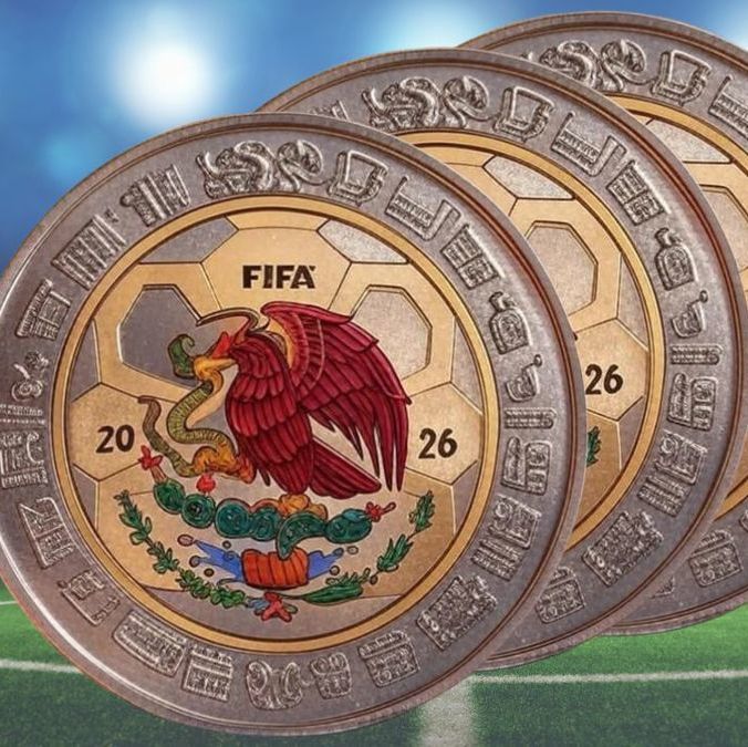 ¡El Banco de México prepara 9 monedas conmemorativas para la Copa Mundial 2026! (especial)